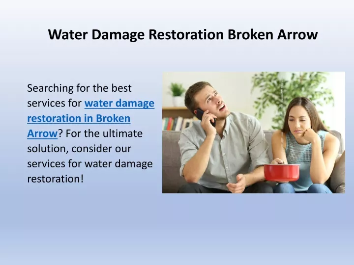 water damage restoration broken arrow