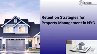 retention strategies for property management