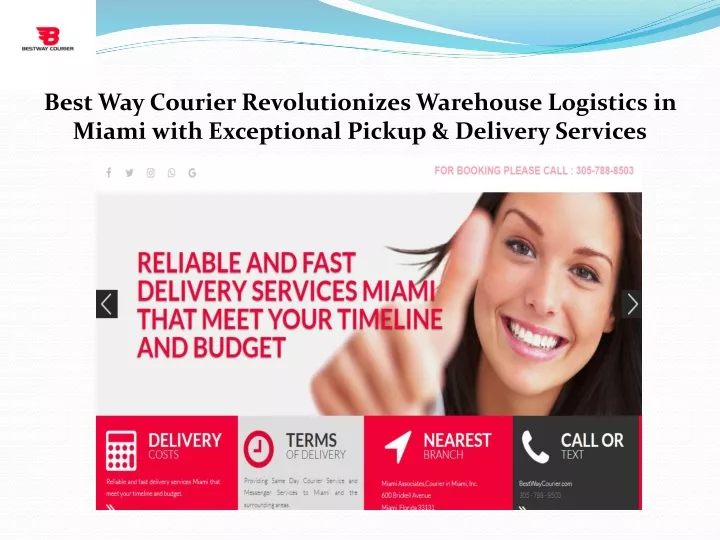 best way courier revolutionizes warehouse