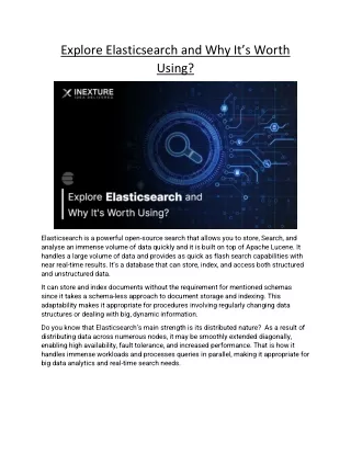 explore elasticsearch and why it s worth using