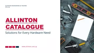 Solutions for Every Hardware Need: Allinton Catalogue