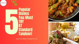 Standard Tandoori | indian restaurant in near me | indian near me