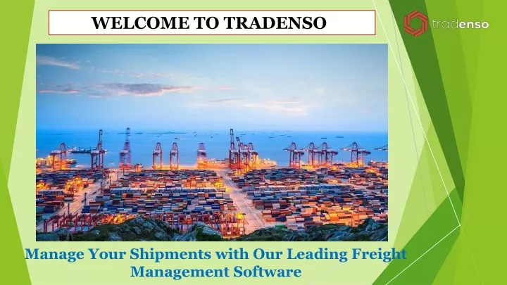 welcome to tradenso