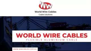 Buy Flexible Aluminium Cable in Australia