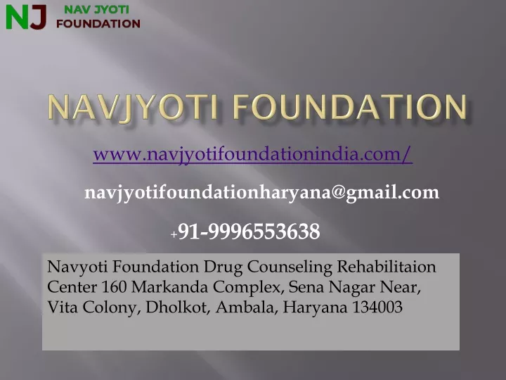 navjyoti foundation