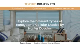 Explore the Different Types of Honeycomb Cellular Shades by Hunter Douglas