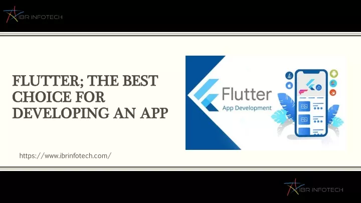 flutter the best choice for developing an app