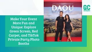 Make Your Event More Fun and Unique Explore Green Screen, Red Carpet, and TikTok Private Photo Booths (1)