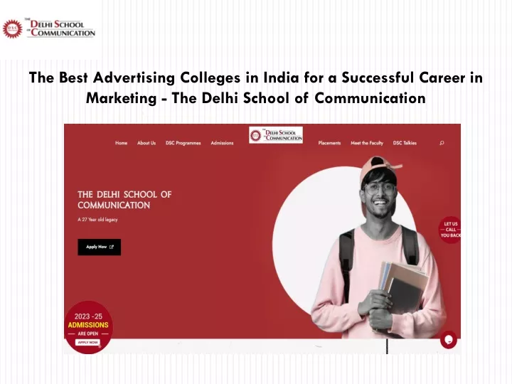 the best advertising colleges in india