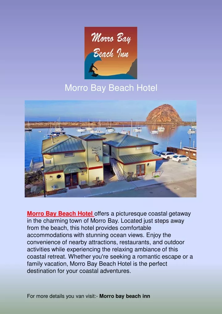 morro bay beach hotel