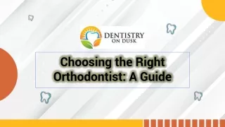 5 Things to Look for in a Good Orthodontist