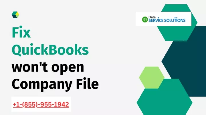 fix quickbooks won t open company file