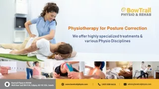 Physiotherapy for Posture Correction - BowTrail Physio