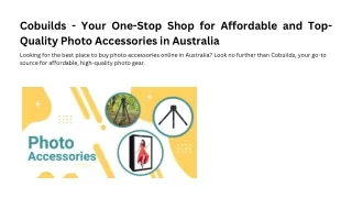Cobuilds - Your One-Stop Shop for Affordable and Top-Quality Photo Accessories in Australia (2)