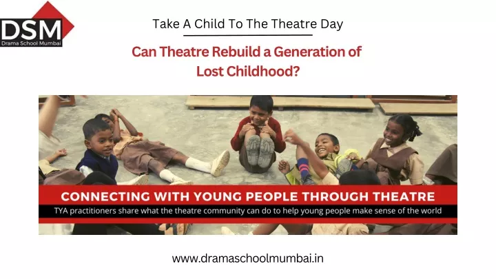take a child to the theatre day