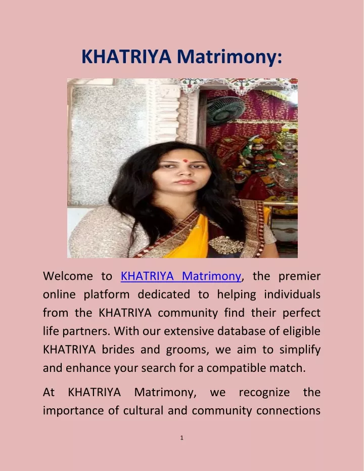 khatriya matrimony