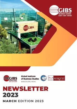 GIBS Business School Briefing | Newsletter March 2023 | The Campus Chronicles