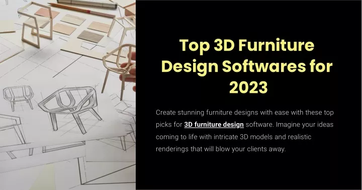 top 3d furniture design softwares for 2023