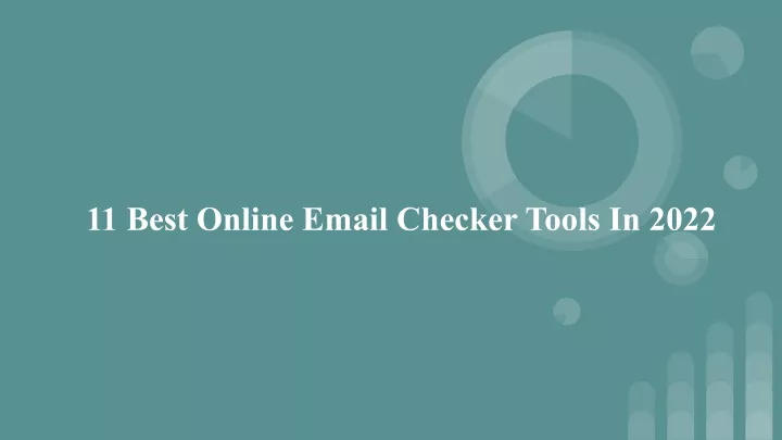 11 best online email checker tools in 2022