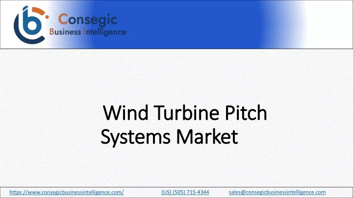 wind turbine pitch systems market