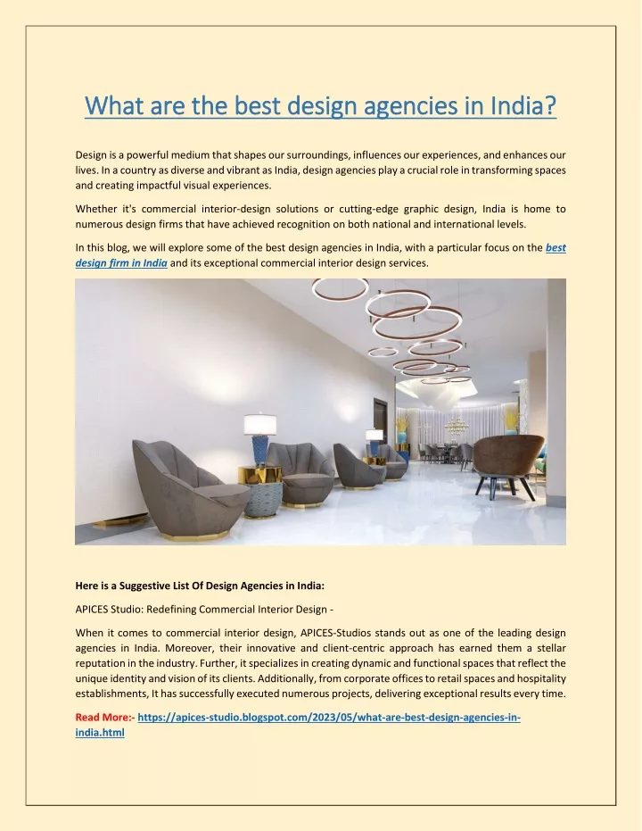 what are the best design agencies in india what