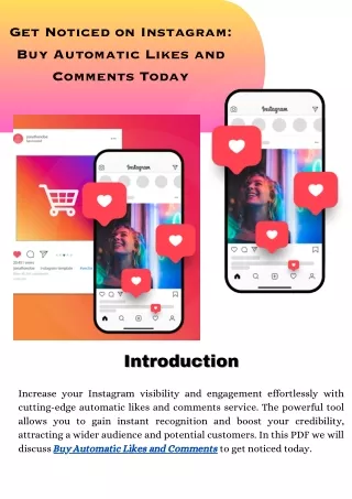 Buy automatic Instagram likes and comments
