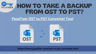 How to Take a Backup From OST to PST?