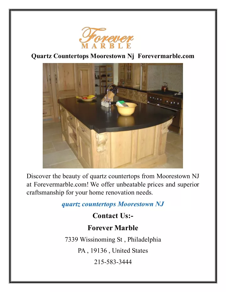 quartz countertops moorestown nj forevermarble com