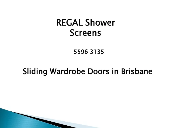 regal shower screens