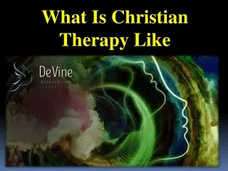 What Is Christian Therapy Like