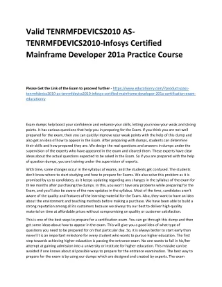 valid tenrmfdevics2010 as tenrmfdevics2010