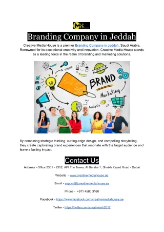 Branding Company in Jeddah