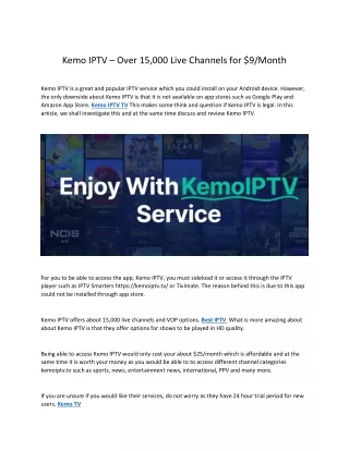 Kemo IPTV TV (1)