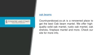 Oak Beams  Countryandcoast.co.uk
