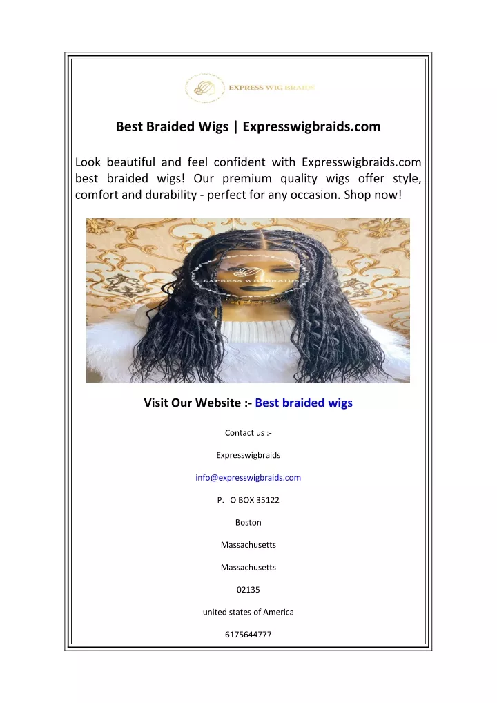 best braided wigs expresswigbraids com