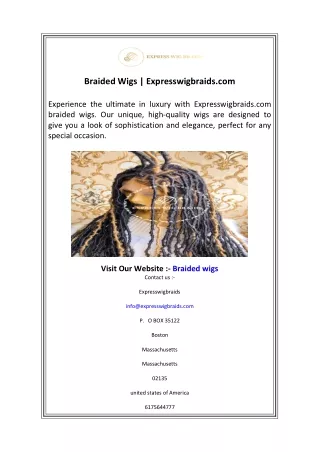 braided wigs expresswigbraids com