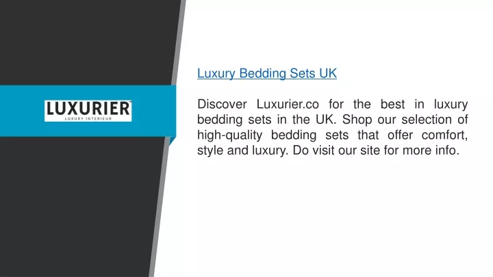 luxury bedding sets uk discover luxurier