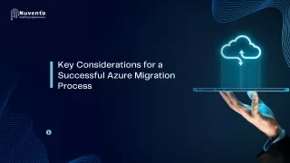 Key considerations for a successful Azure migration journey