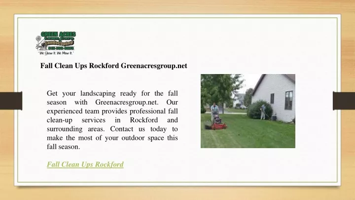 fall clean ups rockford greenacresgroup net