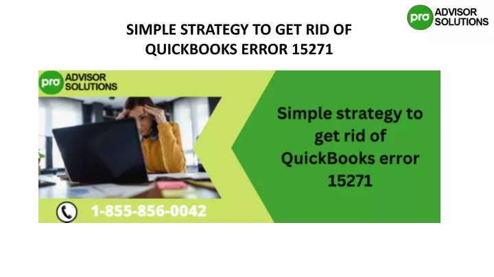 simple strategy to get rid of quickbooks error