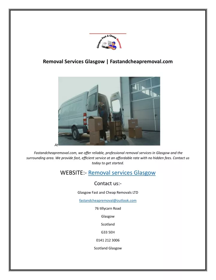 removal services glasgow fastandcheapremoval com