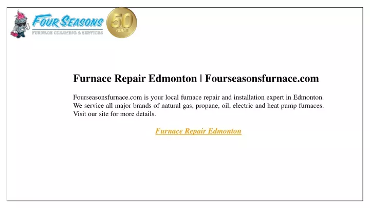 furnace repair edmonton fourseasonsfurnace