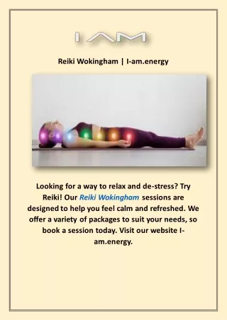 Reiki Wokingham | I-am.energy