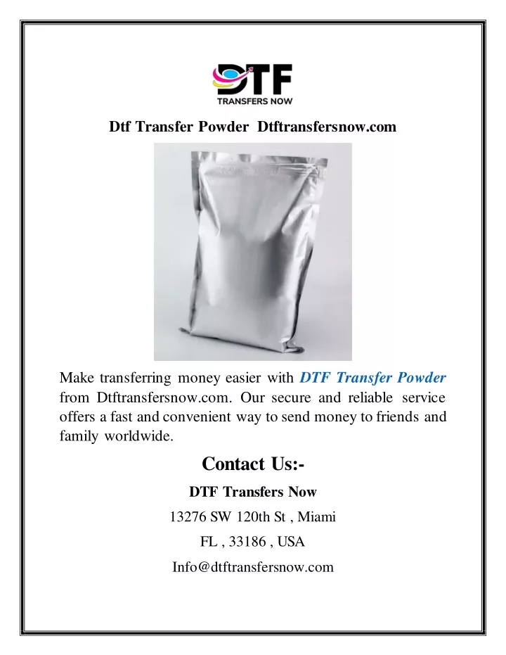 dtf transfer powder dtftransfersnow com