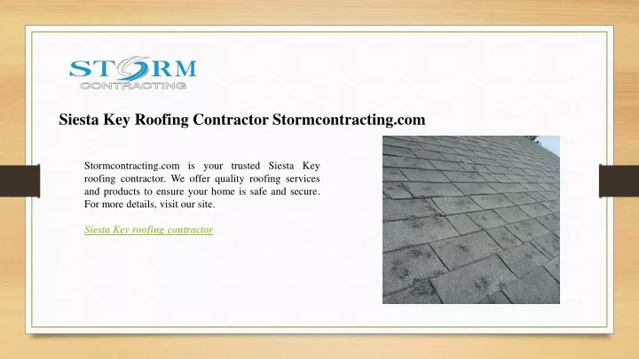 siesta key roofing contractor stormcontracting com