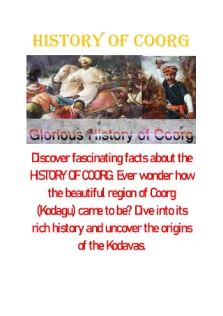 History of Coorg