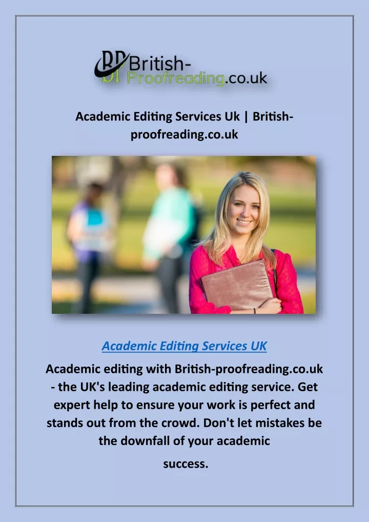 academic editing services uk british proofreading
