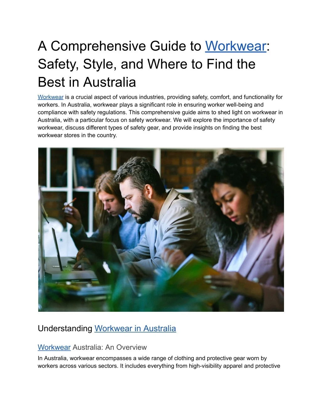 PPT - A Comprehensive Guide to Workwear Safety, Style, and Where to ...