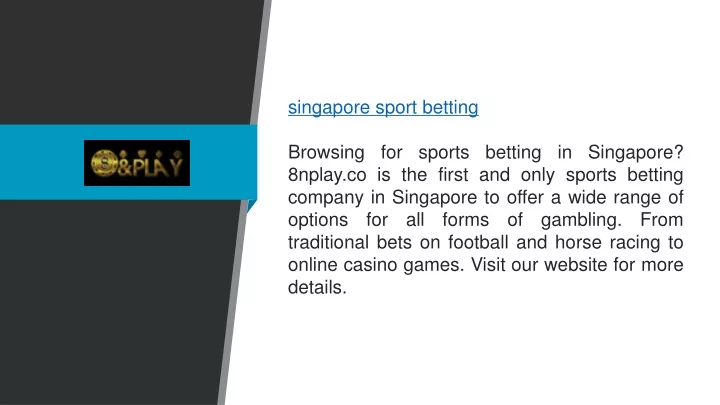 singapore sport betting browsing for sports