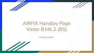 AIRFIX Handley Page Victor B.Mk.2 (BS)